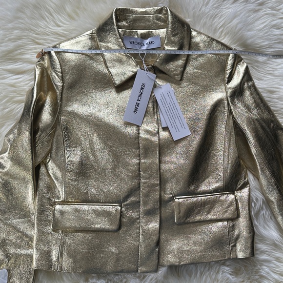 Veronica Beard Imogen Leather Jacket Blazer and Maxine Leather Midi Skirt SET - Picture 12 of 17